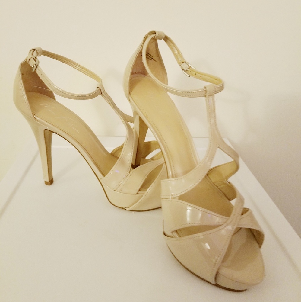 Marc Fisher Platform Stilettos (Nude)